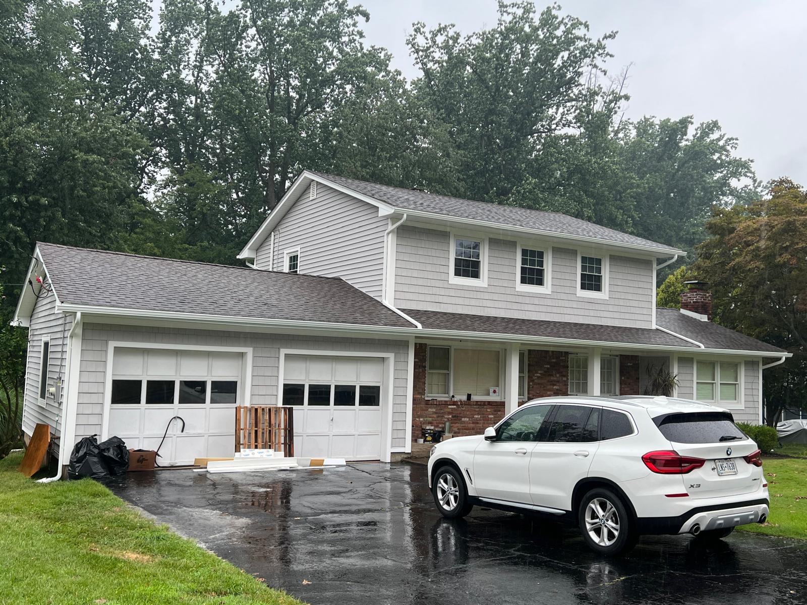 Finished vinyl siding project handed over clean and spotless in NJ
